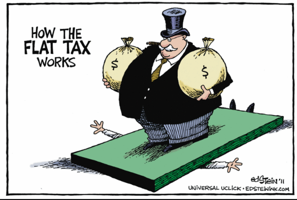 would a flat tax work